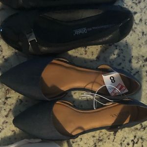 Merona denim blue flats